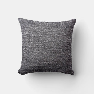 black gray cloth cushion