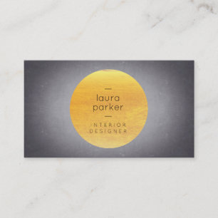 Black Gray Watercolor Splatter Chalkboard Teacher Business Card