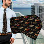 Black Green and Tan Fly Fishing Vintage Watercolor Tie<br><div class="desc">Black Green White and Tan Fly Fishing Vintage watercolor Lure Flies.</div>