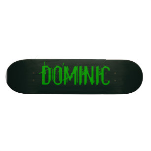 Black & Green Monster Skateboard