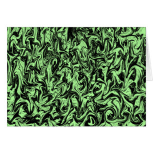 Black & Green Swirl