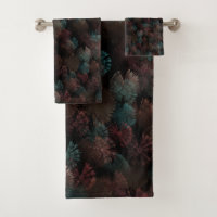 Black Grey And Colourful Fireworks Display Abstrac