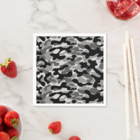 Black Grey And White Camouflage 