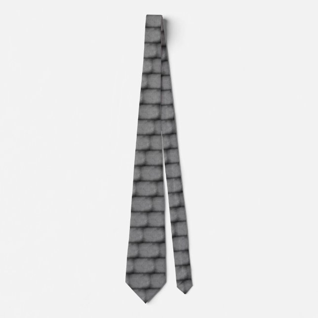 Black Grey Chalkboard Blackboard Background Tie (Front)