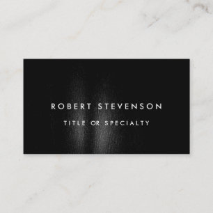 Black Grey Chic Business Card
