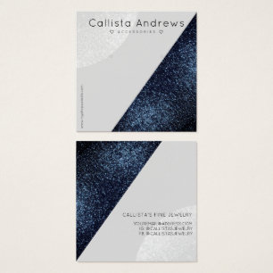 Black Grey Glitter Geo Heart Earring Display