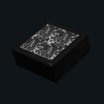 Black & Grey Glitter Marble 2 Gift Box<br><div class="desc">Black and grey glitter marble 2 gift box.</div>