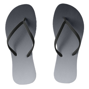 Black grey gradient . Ombre . Jandals
