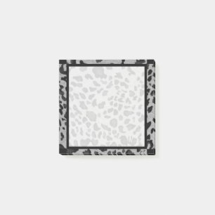 "Black & Grey Leopard" 3x3 Post-it Notes