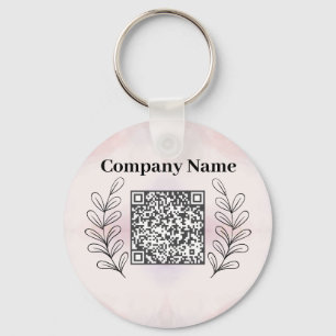 Black&Grey Modern Minimalist Logo Key Ring