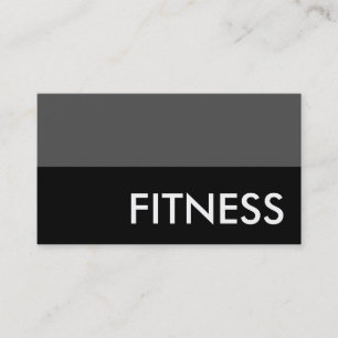 Black Grey Modern Professional Sport Business Card