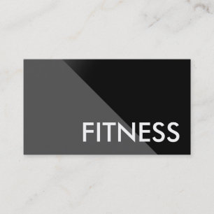 Black Grey Modern Professional Sport Business Card