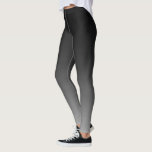 Black Grey Ombre Gradient Leggings<br><div class="desc">Gradient leggings by leonbience.</div>