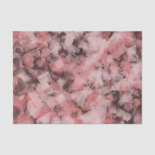Black Grey Pink White Modern Geometric Abstract Tissue Paper