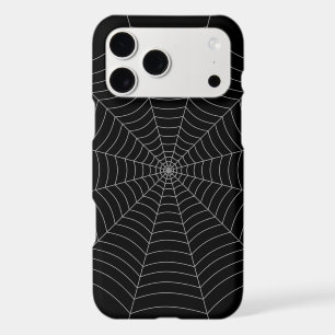 Black grey spider web Halloween pattern