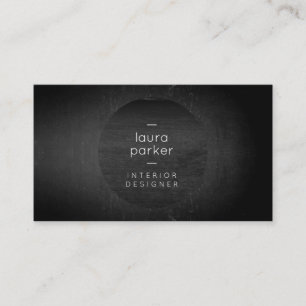 Black Grey Tutor Splatter Chalkboard Tutor Business Card