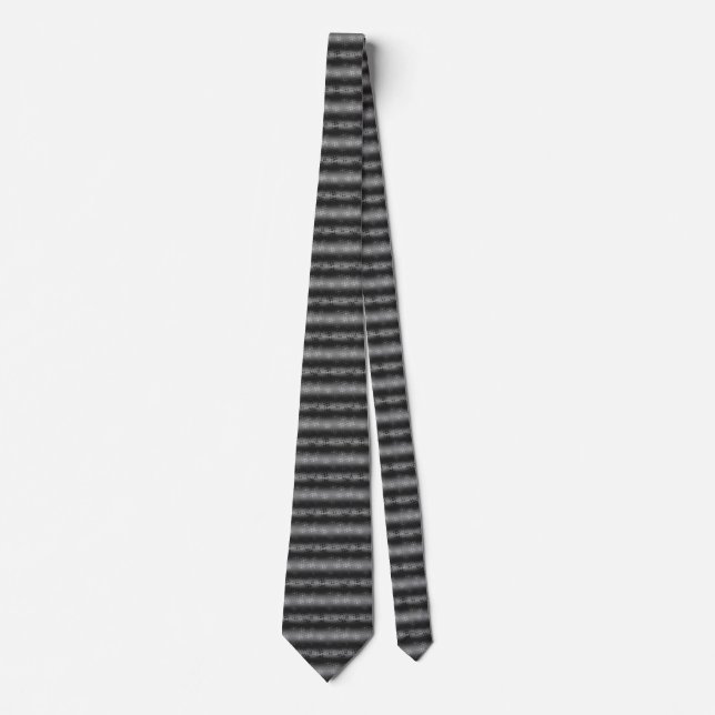 Black, Grey, White Dot Pattern Tie (Front)