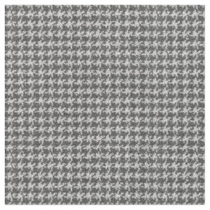 Black, grey, white, houndstooth fabric