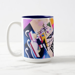Black Grid, 1922 - Kandinsky Two-Tone Coffee Mug