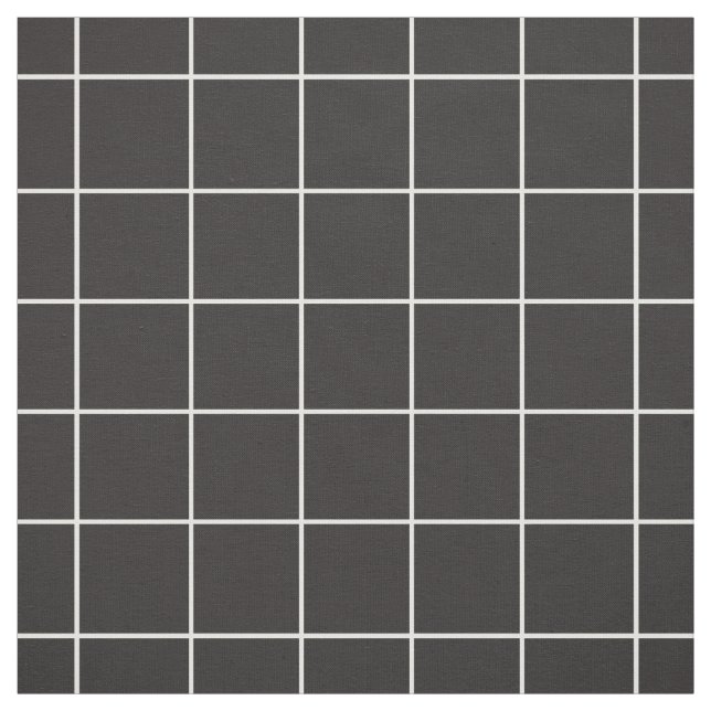 Black Grid Fabric (Swatch)