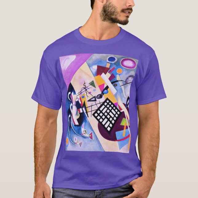 Black Grid - Kandinsky T-Shirt (Front)