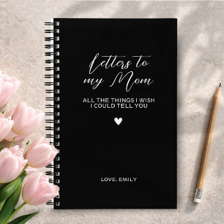 Black Grief Journal for Loss of Mother