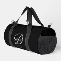 Black groomsman monogram