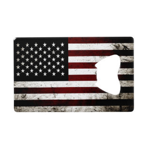 Black Grunge American Flag