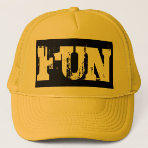 black grunge FUN lettering   Trucker Hat