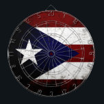 Black Grunge Puerto Rico Flag Dartboard<br><div class="desc">Feel free to modify the design according to your own preferences. You may change the design location, orientation, background colours and size. Also, you may add your own text, or slogan set its font, location and size, all in order to create the ultimate personal gift for you and your loved...</div>