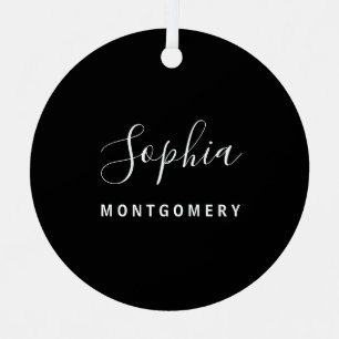 Black Guest Name Table No Wedding Seating Keepsake Metal Tree Decoration