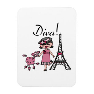Black Hair Diva Magnet
