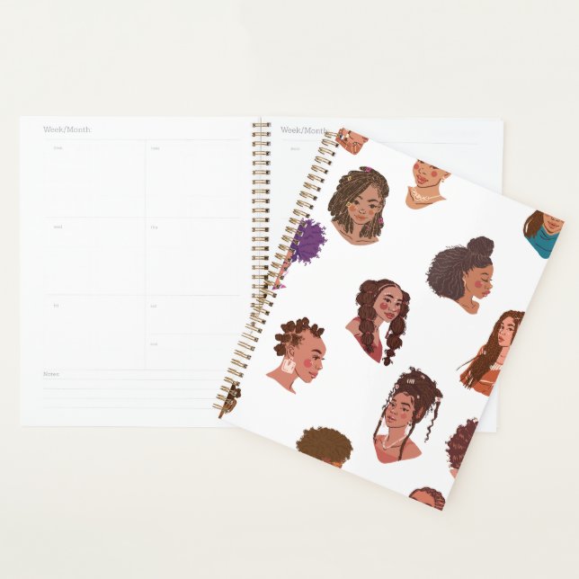 Black Hair Planner (Display)