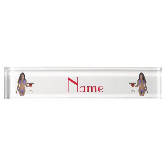 Black-haired Bikini Beauty Thunder_Cove  Nameplate (Front)