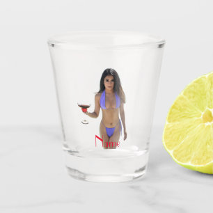 Black-haired Bikini Beauty Thunder_Cove Shot Glass