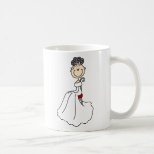 Black Haired Bride Mug