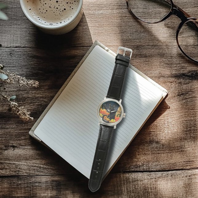 Black Halloween Cat Watch (Creator Uploaded)