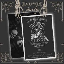 Black Halloween Costumes & Cocktails Gift Swap