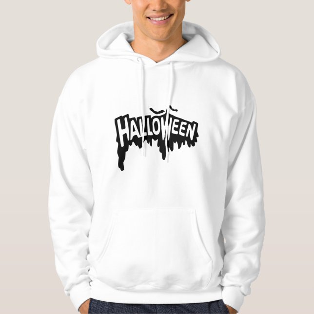 Black Halloween Hoodie (Front)