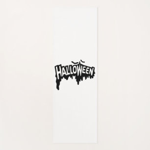 Black Halloween Yoga Mat