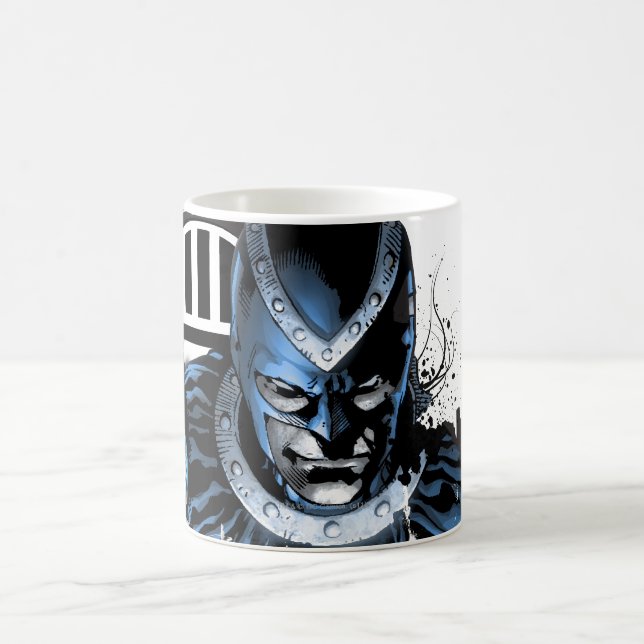 Black Hand - Blue Collage Coffee Mug (Center)