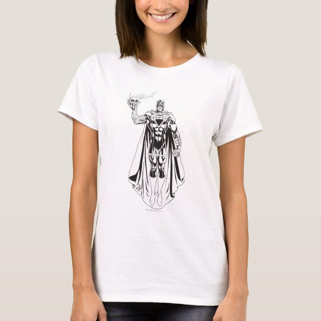 Black Hand with Skull 3 T-Shirt (Front)