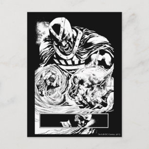 Black Hand with Skull Panel 2 Postcard