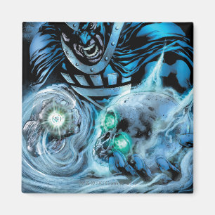 Black Hand with Skull Panel Magnet