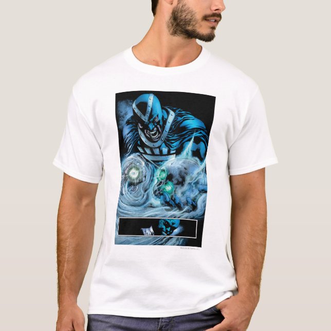 Black Hand with Skull Panel T-Shirt (Front)