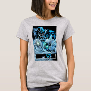 Black Hand with Skull Panel T-Shirt