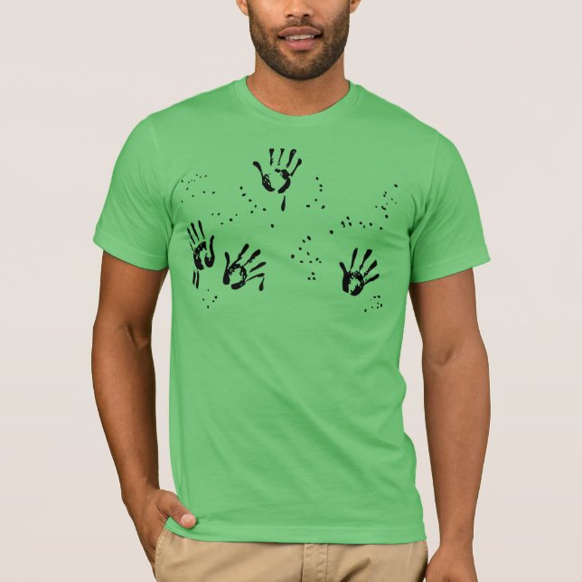 black  hands t-shirt (Front)