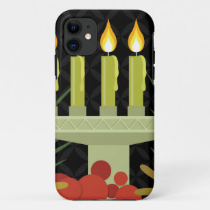 black happy kwanzaa Case-Mate iPhone case