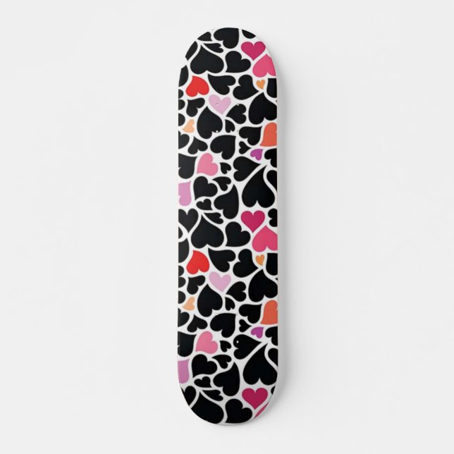 Black Harts Skateboard (Front)