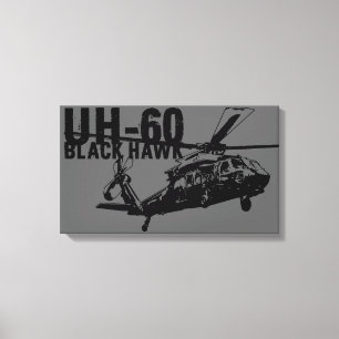 Black Hawk Canvas Print